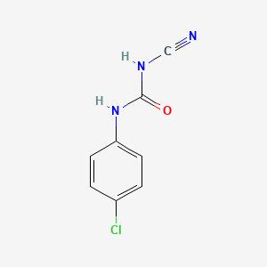 B1307621 N-(4-chlorophenyl)-N'-cyanourea CAS No. 115956-45-1