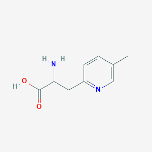 molecular formula C9H12N2O2 B1307628 2-amino-3-(5-methylpyridin-2-yl)propanoic Acid CAS No. 603940-97-2
