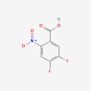 molecular formula C7H3F2NO4 B1307636 4,5-Difluoro-2-nitrobenzoic acid CAS No. 20372-63-8