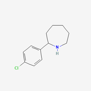 molecular formula C12H16ClN B1307682 2-(4-Chlorophenyl)azepane CAS No. 383129-18-8