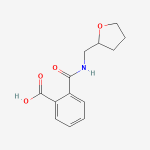 molecular formula C13H15NO4 B1307684 2-{[(Tetrahydro-2-furanylmethyl)amino]carbonyl}benzoic acid CAS No. 91958-39-3