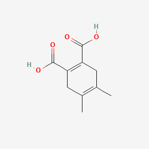 molecular formula C10H12O4 B1307700 4,5-dimethylcyclohexa-1,4-diene-1,2-dicarboxylic Acid CAS No. 91061-82-4