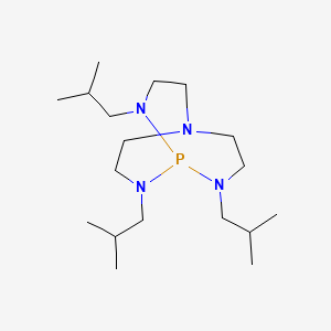 molecular formula C18H39N4P B1307712 2,8,9-Triisobutyl-2,5,8,9-tetraaza-1-phosphabicyclo[3.3.3]undecane CAS No. 331465-71-5