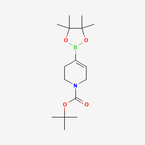 molecular formula C16H28BNO4 B1307718 叔丁基 4-(4,4,5,5-四甲基-1,3,2-二氧杂硼环-2-基)-5,6-二氢吡啶-1(2H)-羧酸酯 CAS No. 286961-14-6