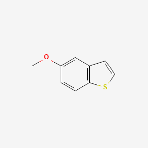 molecular formula C9H8OS B1307729 5-methoxybenzo[b]thiophene CAS No. 20532-30-3