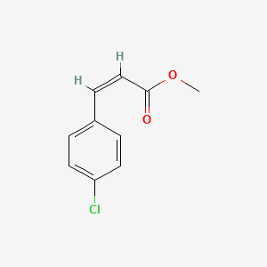 molecular formula C10H9ClO2 B13077362 p-Chloro-cis-cinnamic acid methyl ester 
