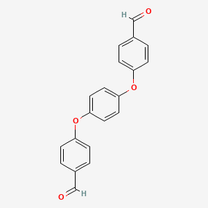 molecular formula C20H14O4 B1307746 4-[4-(4-Formylphenoxy)phenoxy]benzaldehyde CAS No. 126026-43-5