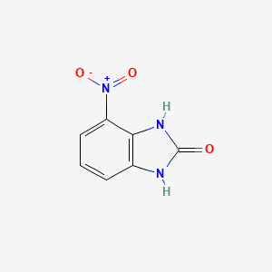 molecular formula C7H5N3O3 B1307759 4-硝基-1H-苯并[d]咪唑-2(3H)-酮 CAS No. 85330-50-3