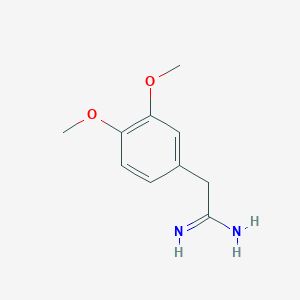 B1307771 2-(3,4-Dimethoxyphenyl)ethanimidamide CAS No. 757878-04-9