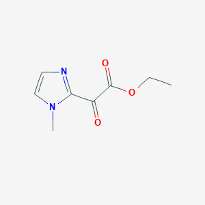 molecular formula C8H10N2O3 B1307774 (1-Methyl-1H-imidazol-2-yl)-oxo-acetic acid ethyl ester CAS No. 62366-58-9