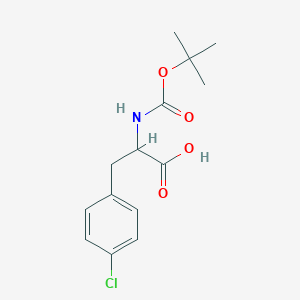 2-((tert-Butoxycarbonyl)amino)-3-(4-chlorophenyl)propanoic acid
