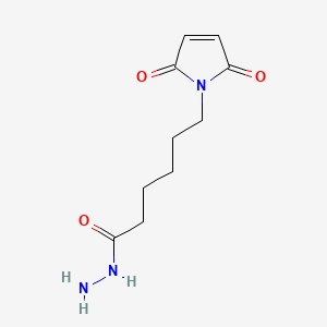 molecular formula C10H15N3O3 B1307785 6-(2,5-Dioxo-2,5-dihydro-1H-pyrrol-1-yl)hexanehydrazide CAS No. 81186-33-6