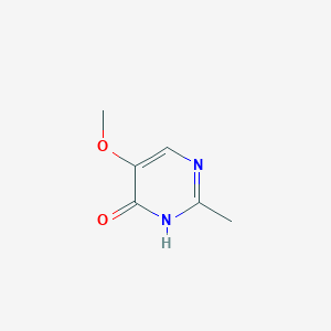 molecular formula C6H8N2O2 B1307798 5-Methoxy-2-methylpyrimidin-4-ol CAS No. 698-35-1