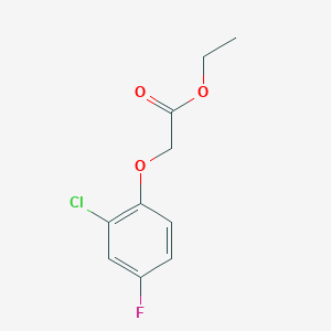 molecular formula C10H10ClFO3 B1307826 Ethyl (2-chloro-4-fluorophenoxy)acetate CAS No. 1716-85-4