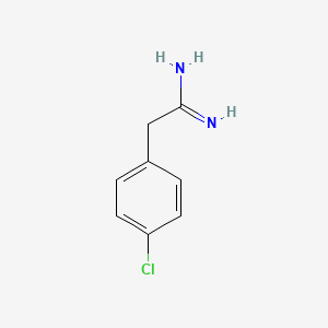 molecular formula C8H9ClN2 B1307832 2-(4-Chloro-phenyl)-acetamidine 