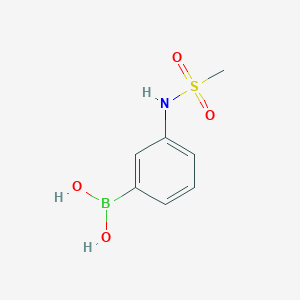 molecular formula C7H10BNO4S B130784 3-(Methylsulfonylamino)phenylboronic acid CAS No. 148355-75-3