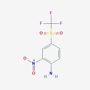 2-Nitro-4-(trifluoromethylsulfonyl)aniline