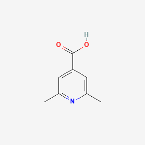 molecular formula C8H9NO2 B1307873 2,6-Dimethylisonicotinic acid CAS No. 54221-93-1