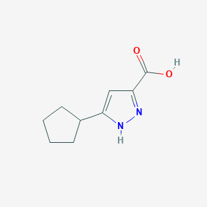 5-cyclopentyl-1H-pyrazole-3-carboxylic Acid