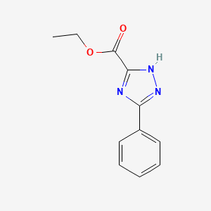 ethyl 5-phenyl-4H-1,2,4-triazole-3-carboxylate