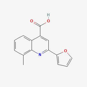 2-(Furan-2-yl)-8-methylquinoline-4-carboxylic acid