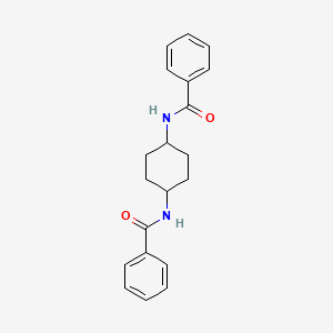molecular formula C20H22N2O2 B1307901 N-(4-benzamidocyclohexyl)benzamide CAS No. 153250-59-0