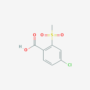 molecular formula C8H7ClO4S B130791 4-Chloro-2-(methylsulfonyl)benzoic acid CAS No. 142994-03-4