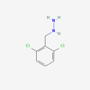 molecular formula C7H8Cl2N2 B1307915 (2,6-Dichloro-benzyl)-hydrazine CAS No. 51421-14-8