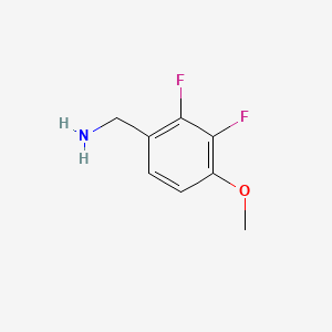 molecular formula C8H9F2NO B1307924 2,3-Difluoro-4-methoxybenzylamine CAS No. 886500-75-0