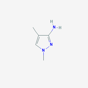 molecular formula C5H9N3 B130800 1,4-二甲基-1H-吡唑-3-胺 CAS No. 85485-61-6