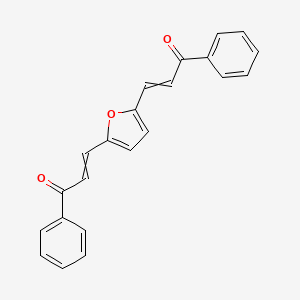 3-[5-(3-Oxo-3-phenyl-1-propenyl)-2-furyl]-1-phenyl-2-propen-1-one