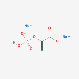 molecular formula C3H3Na2O6P B13080639 disodium;1-carboxyethenyl phosphate CAS No. 55340-66-4