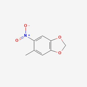 molecular formula C8H7NO4 B1308084 5-Methyl-6-nitro-1,3-benzodioxole CAS No. 32996-27-3