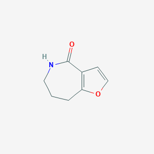 molecular formula C8H9NO2 B1308089 5,6,7,8-tetrahydro-4H-furo[3,2-c]azepin-4-one CAS No. 61190-48-5