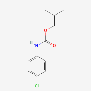 molecular formula C11H14ClNO2 B13081155 Isobutyl (4-chlorophenyl)carbamate 