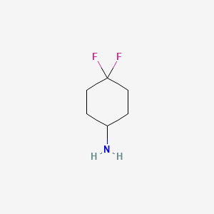 B1308137 4,4-Difluorocyclohexanamine CAS No. 458566-84-2