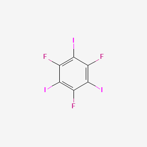 molecular formula C6F3I3 B1308152 1,3,5-Trifluoro-2,4,6-triiodobenzene CAS No. 84322-56-5