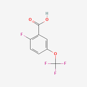 molecular formula C8H4F4O3 B1308154 2-Fluoro-5-(trifluoromethoxy)benzoic acid CAS No. 886497-85-4