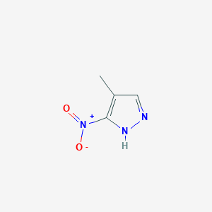 molecular formula C4H5N3O2 B130817 4-甲基-3-硝基-1H-吡唑 CAS No. 38858-90-1