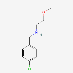 molecular formula C10H14ClNO B1308174 (4-Chlorobenzyl)(2-methoxyethyl)amine CAS No. 827328-39-2