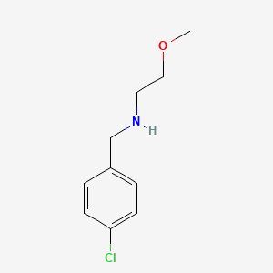 molecular formula C10H14ClNO B1308174 N-(4-Chlorobenzyl)-2-methoxy-1-ethanamine CAS No. 827328-39-2