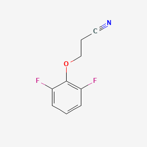molecular formula C9H7F2NO B13081986 3-(2,6-Difluoro-phenoxy)propanenitrile 