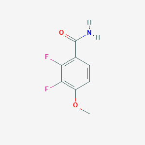 molecular formula C8H7F2NO2 B1308207 2,3-Difluoro-4-methoxybenzamide CAS No. 886500-67-0