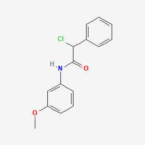 2-chloro-N-(3-methoxyphenyl)-2-phenylacetamide