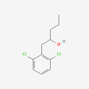 molecular formula C11H14Cl2O B13082319 1-(2,6-Dichlorophenyl)-2-pentanol 