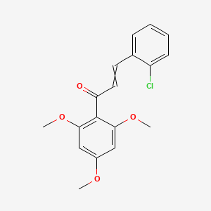 3-(2-Chlorophenyl)-1-(2,4,6-trimethoxyphenyl)prop-2-en-1-one