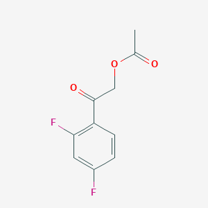molecular formula C10H8F2O3 B130826 2-Acetoxy-2',4'-difluoroacetophenone CAS No. 122263-03-0