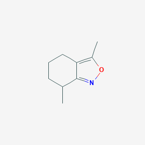molecular formula C9H13NO B130827 3,7-Dimethyl-4,5,6,7-tetrahydrobenzo[c]isoxazole CAS No. 158243-62-0