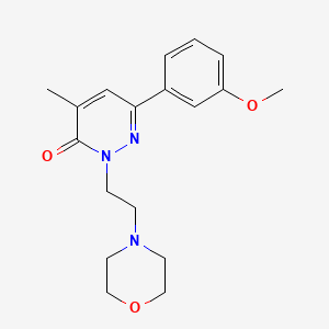 molecular formula C18H23N3O3 B13082793 398Mjd2acq CAS No. 13299-98-4