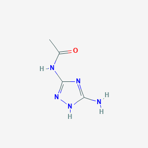 molecular formula C4H7N5O B1308310 N-(5-amino-1H-1,2,4-triazol-3-yl)acetamide CAS No. 80616-55-3